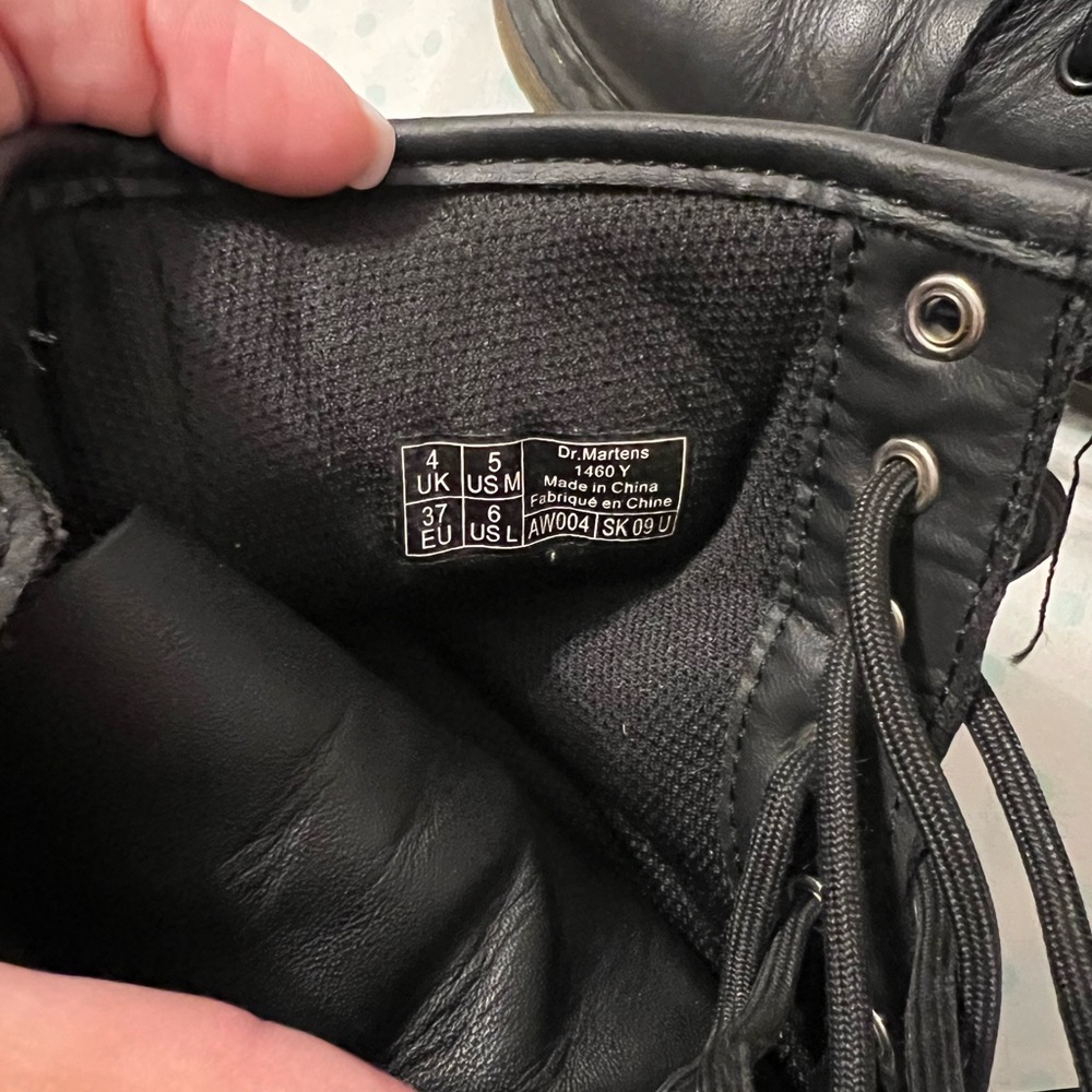 Dr. Martens Black Lace-Up Boots